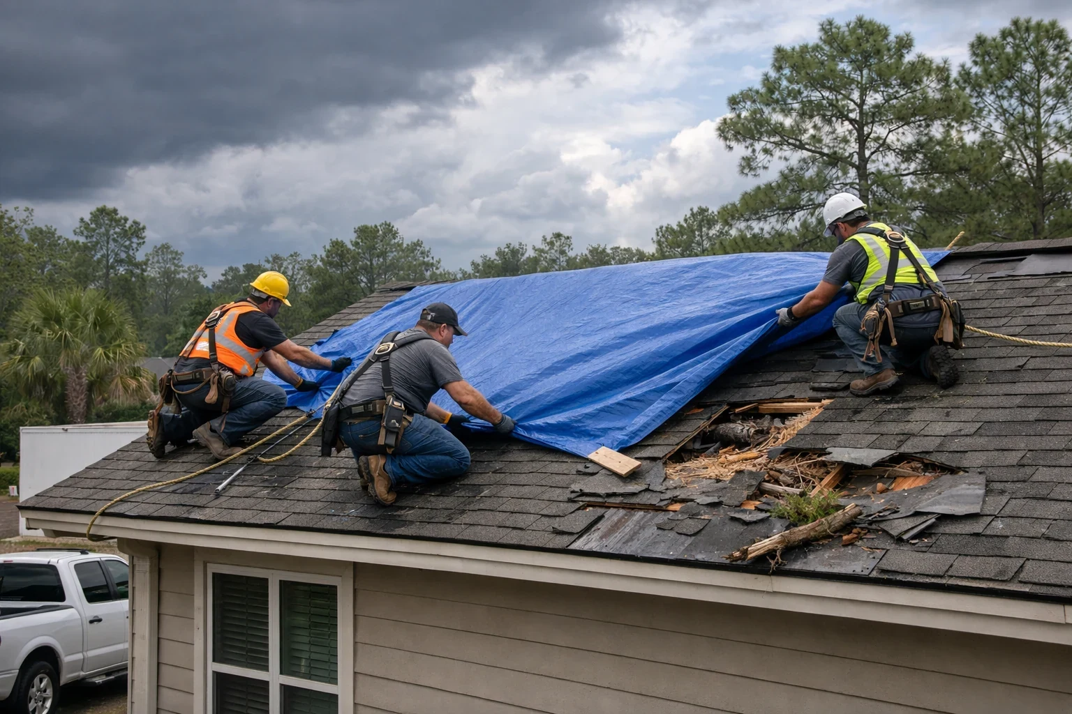 Emergency Roof Tarp & Dry-In in Provo, UT